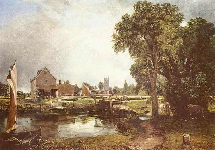 John Constable Schleuse und Muhle in Dedham china oil painting image
